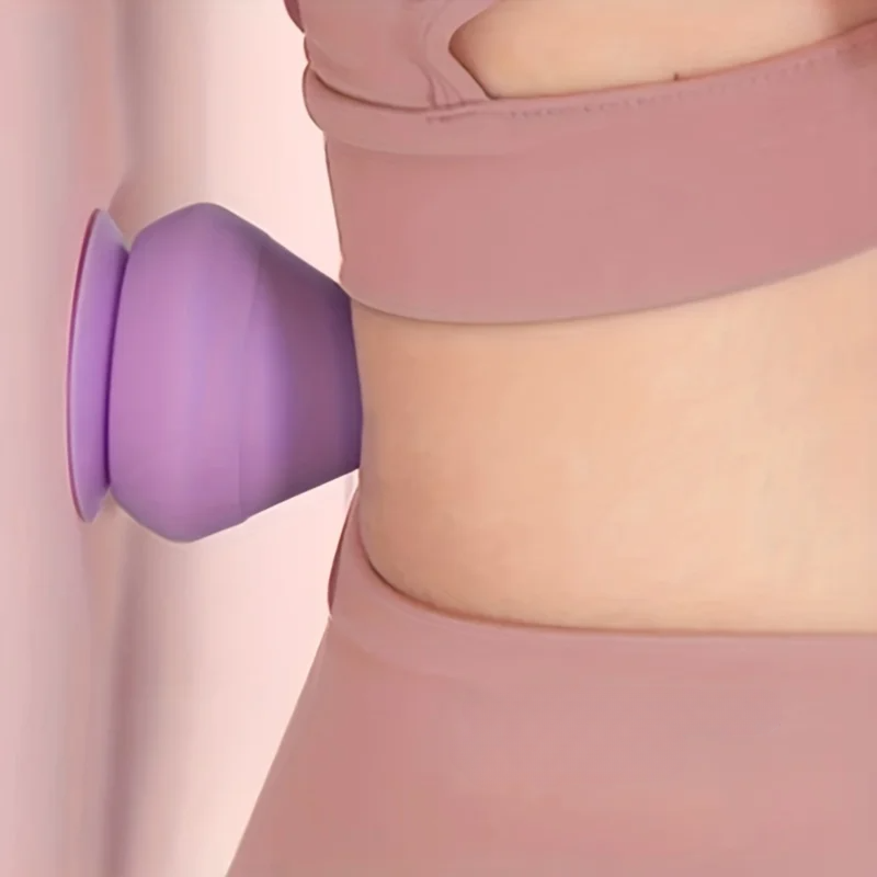 Wall-Mounted Silicone Massage Cone