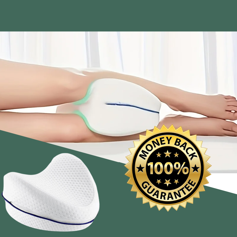 Heart-Shaped Memory Foam Leg Pillow – Soft Ergonomic Knee Support