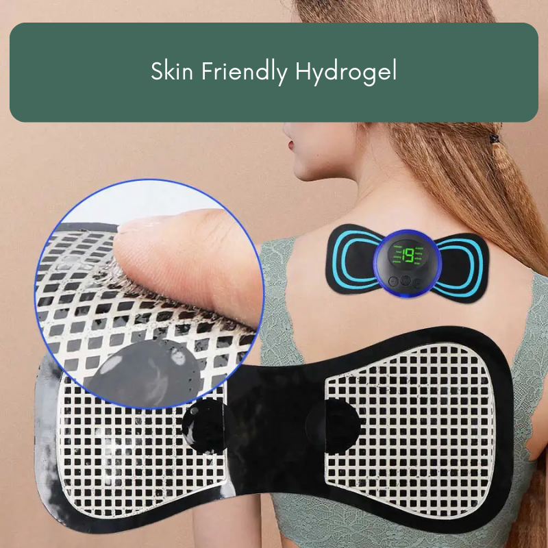 Portable EMS Neck & Body Massager – Wireless & Rechargeable