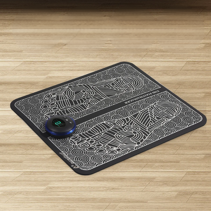 Portable EMS Foot Massager Pad – Foldable & Rechargeable