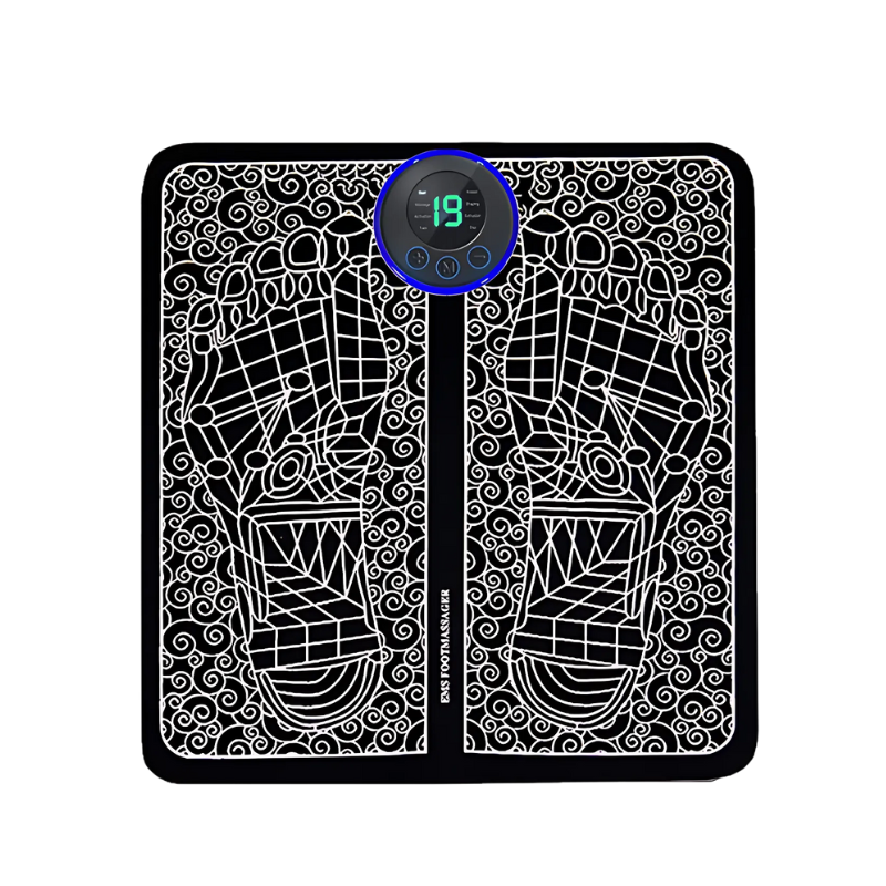 Portable EMS Foot Massager Pad – Foldable & Rechargeable