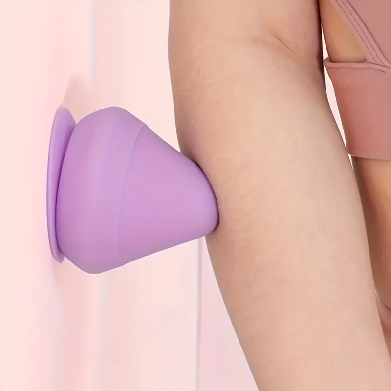 Wall-Mounted Silicone Massage Cone