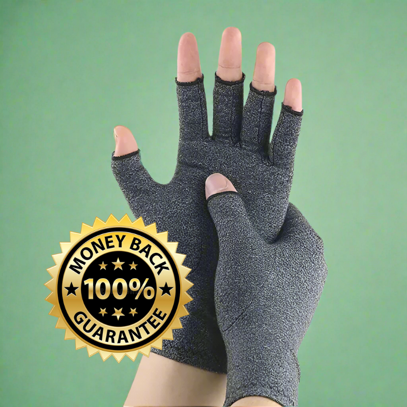 Breathable Compression Gloves – Open-Finger Support