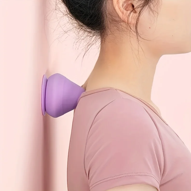 Wall-Mounted Silicone Massage Cone