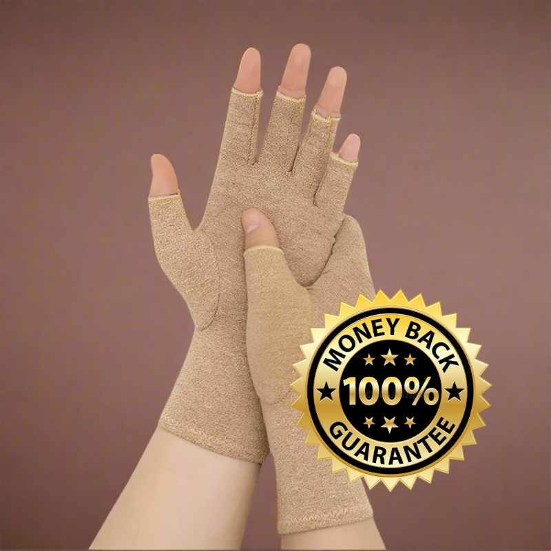 Breathable Compression Gloves – Open-Finger Support