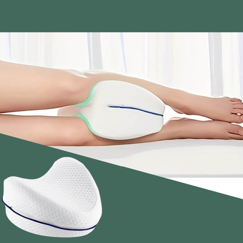 Heart-Shaped Memory Foam Leg Pillow – Soft Ergonomic Knee Support