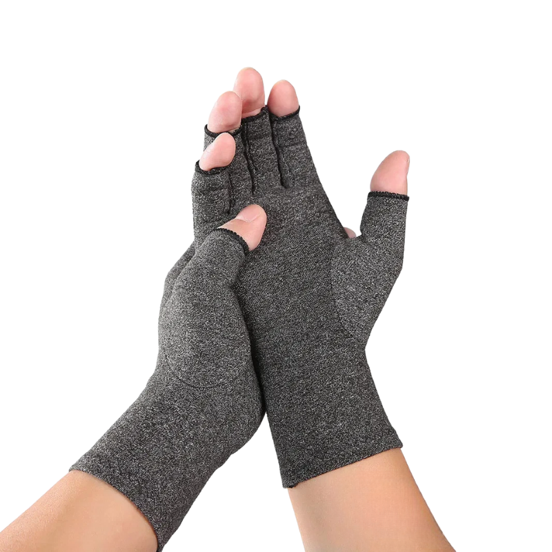 Breathable Compression Gloves – Open-Finger Support