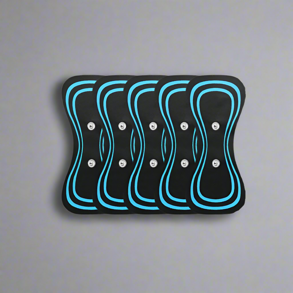 Portable EMS Neck and Body Massager Replacement Pads - 5 Units