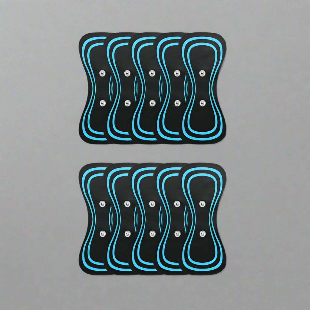 Portable EMS Neck and Body Massager Replacement Pads - 10 Units