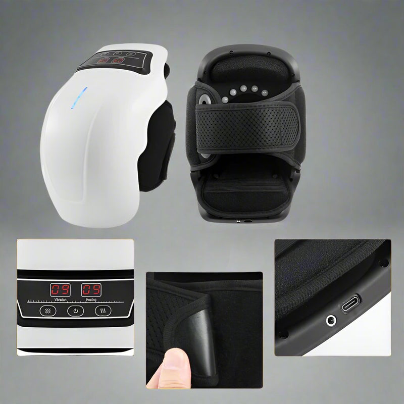 Infrared Heated Knee Massager with Compress