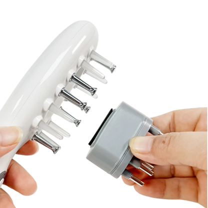Electric Scalp Massage Comb – LED Light, EMS and Vibration