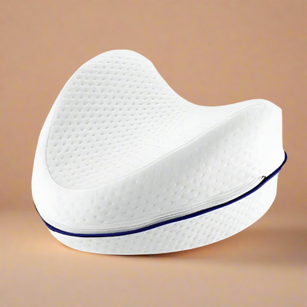 Heart-Shaped Memory Foam Leg Pillow – Soft Ergonomic Knee Support