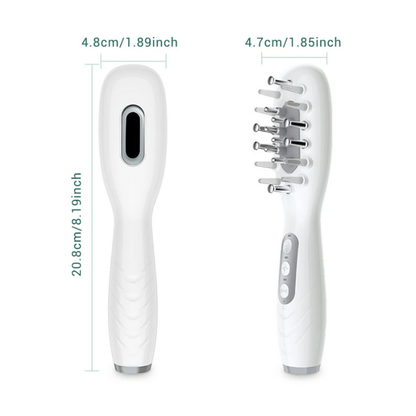 Electric Scalp Massage Comb – LED Light, EMS and Vibration