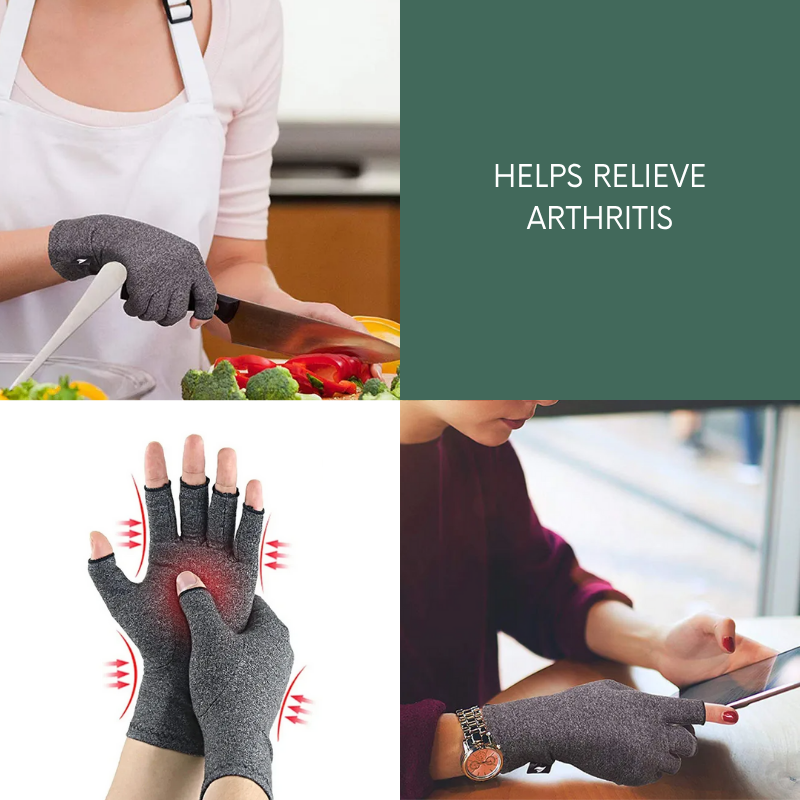 Breathable Compression Gloves – Open-Finger Support