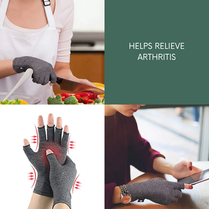Breathable Compression Gloves – Open-Finger Support