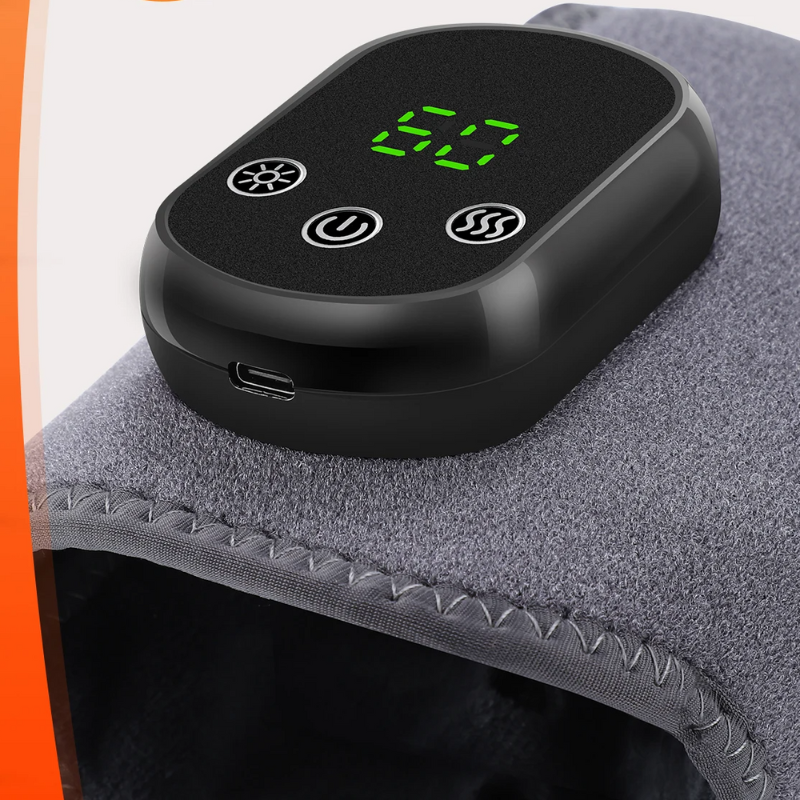 Gentle Heated Ankle Massager with Adjustable Vibration and Warm Compress