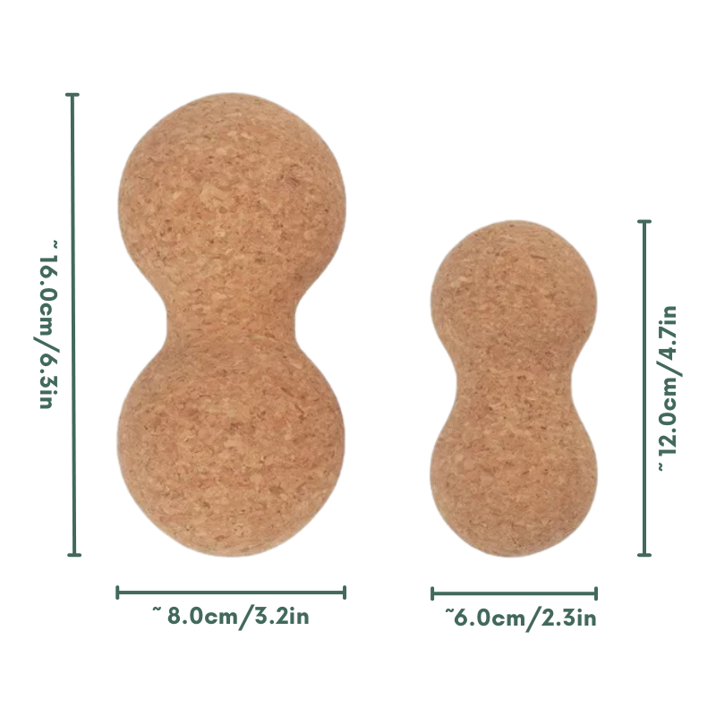 Natural Cork Peanut Massage Ball