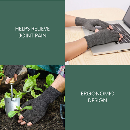 Breathable Compression Gloves – Open-Finger Support